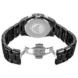 Emporio Armani Reloj cronógrafo de cerámica negra para hombre AR1421