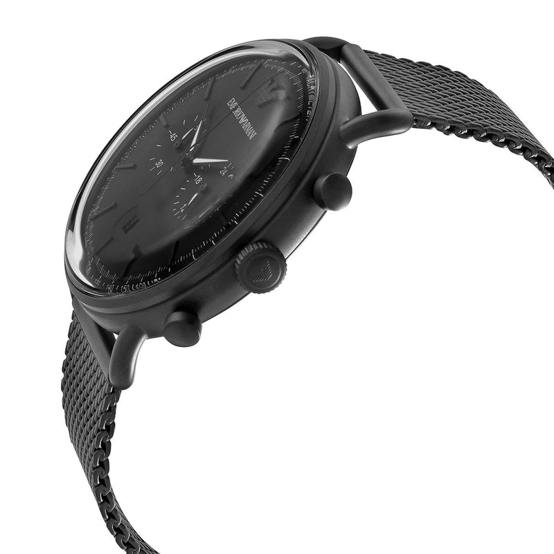 Emporio Armani Aviator Chronograph Quartz Black Dial Men's Watch #AR11264 - Watches of America #2