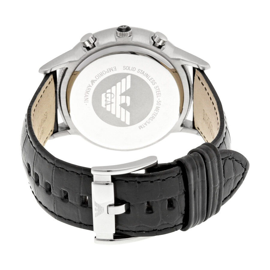Emporio Armani Chronograph Black Dial Men\'s Watch AR2447 – Watches of  America