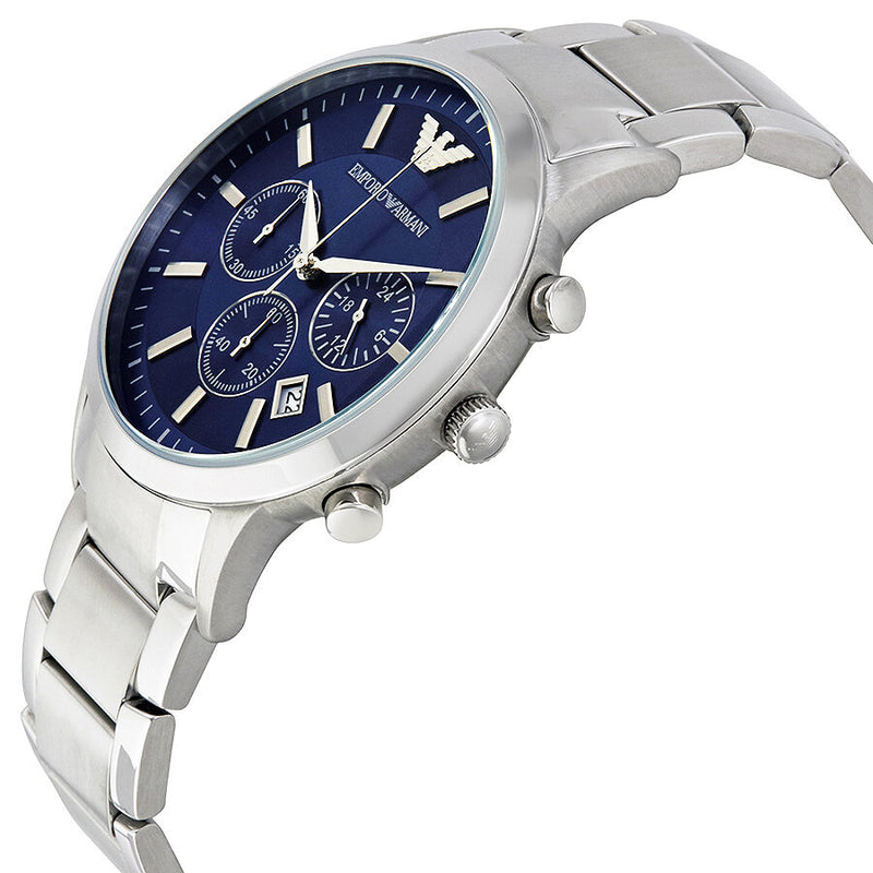 Emporio Armani Chronograph Navy Blue Dial Men's Watch #AR2448 - Watches of America #2
