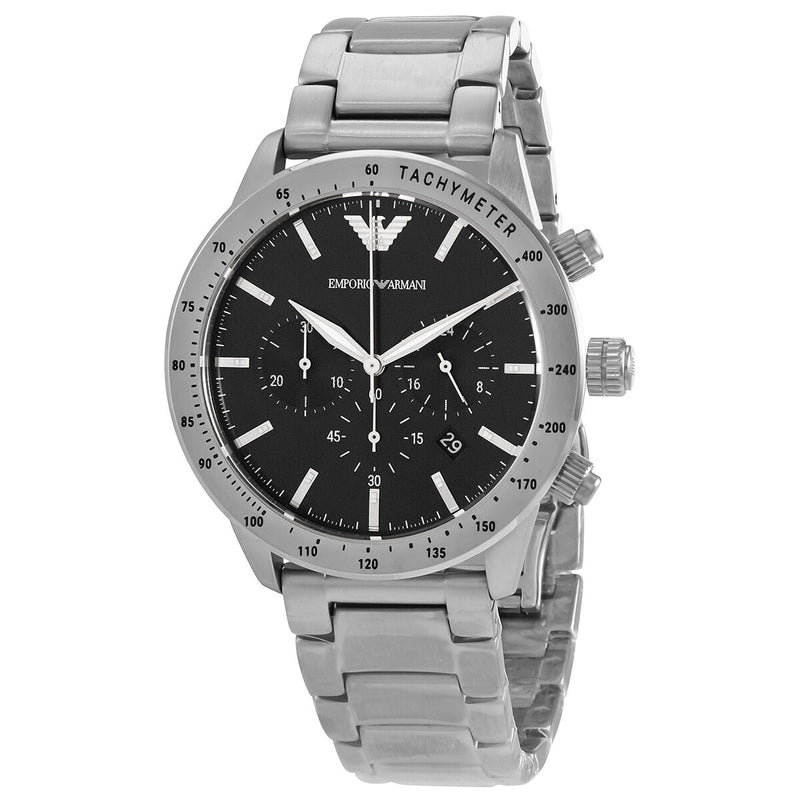 Emporio Armani Chronograph Quartz Black Dial Men's Watch #AR11241 - Watches of America