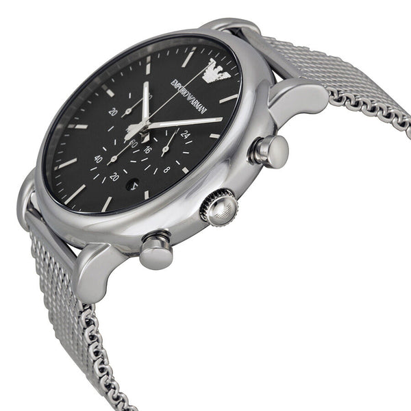 Emporio Armani Classic Chronograph Black Dial Men's Watch #AR1808 - Watches of America #2
