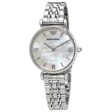 Emporio Armani Classic Mother of Pearl Dial Ladies Watch #AR1682 - Watches of America