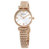 Emporio Armani Gianni T-Bar Quartz Crystal Ladies Watch #AR11316 - Watches of America