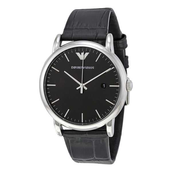 Emporio Armani Luigi Black Dial Men's Watch #AR2500 - Watches of America