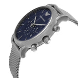 Emporio Armani Luigi Chronograph Quartz Blue Dial Men's Watch #AR80038 - Watches of America #2