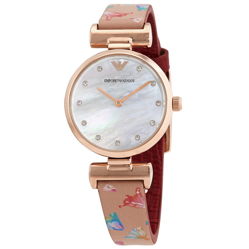 Emporio Armani Quartz Mother of Pearl Dial Ladies Watch #AR11318 - Watches of America #2