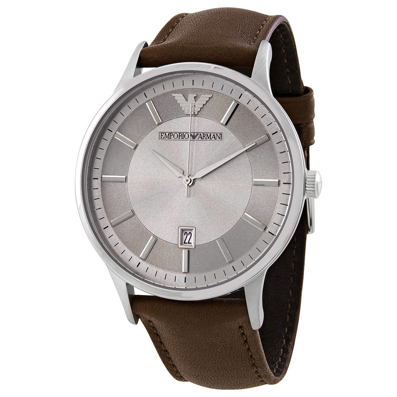 Emporio Armani Renato Quartz Silver Dial Men's Watch #AR11185 - Watches of America