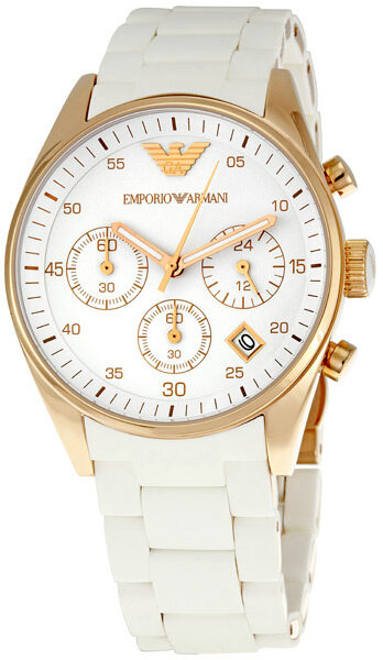 Emporio Armani Sportivo Chronograph Ladies Watch AR5920 - Watches of America