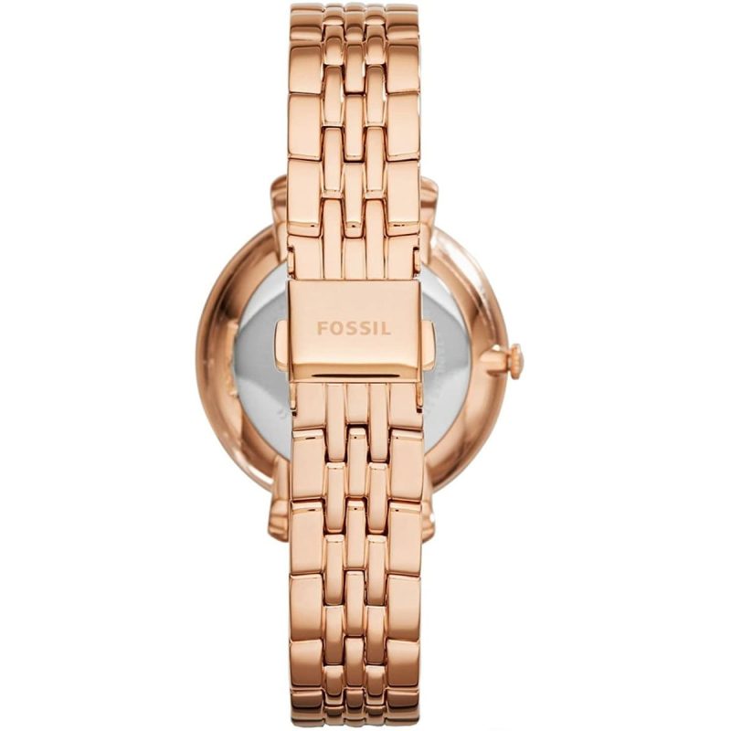 Fossil Women’s Watch Quartz Stainless Steel Rose Gold Dial 36mm Women's Watch ES3632 - Watches of America #3