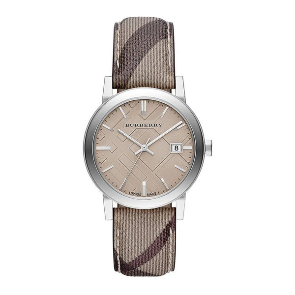 Burberry Women's Quartz Beige Leather Strap Women's Watch  BU9118 - Watches of America