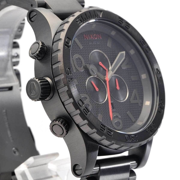 Nixon 51-30 Chrono Black Red Men's Watch A083-2298 - Watches of America #2