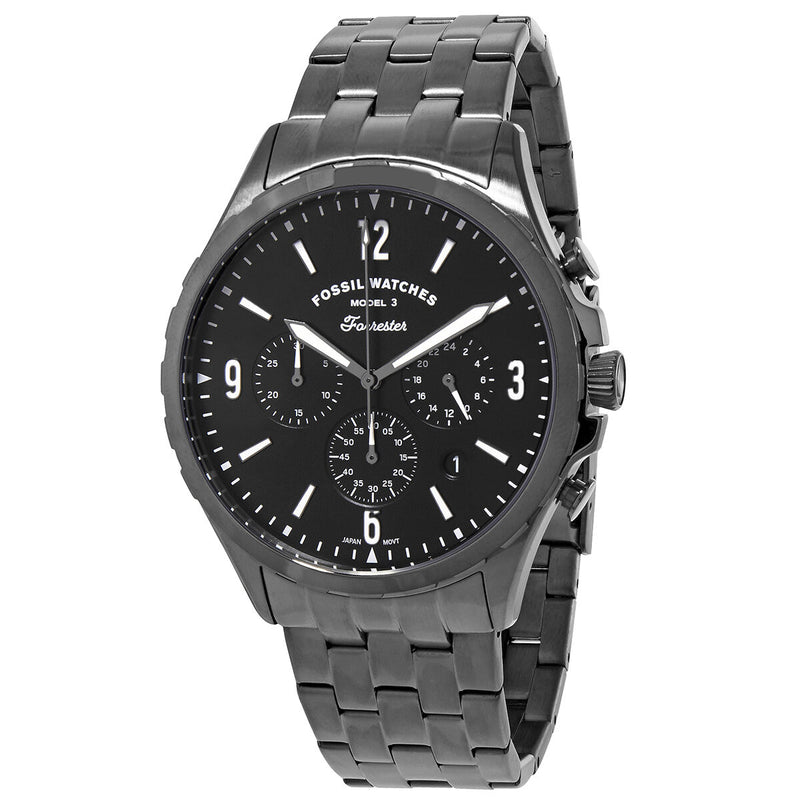 Fossil Chronograph Quartz Black Dial Men's Watch FS5606 - Watches of America