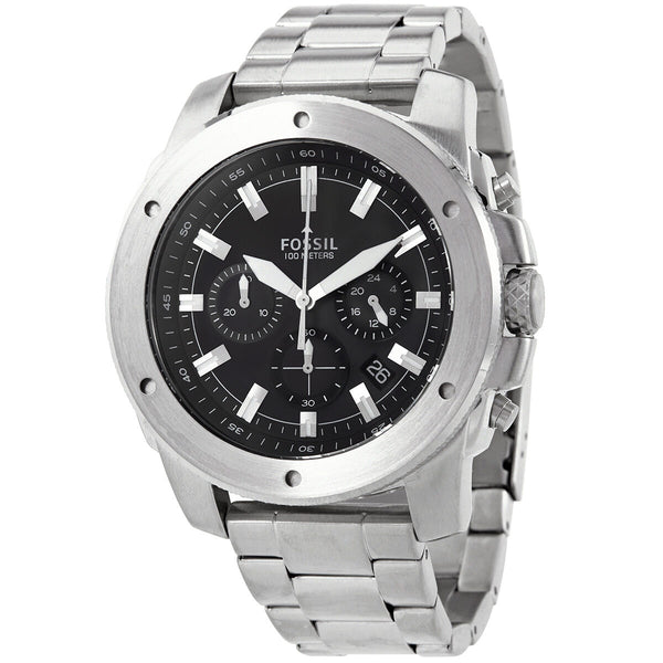 Fossil Chronograph Quartz Black Dial Men's Watch #FS5716 - Watches of America