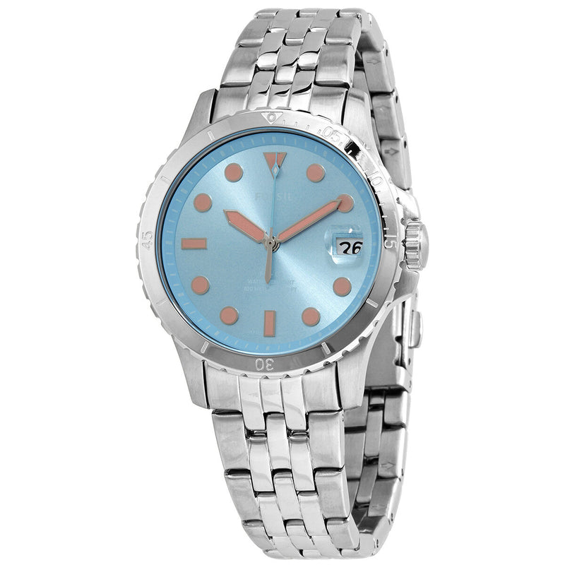 Fossil FB-01 Quartz Blue Dial Ladies Watch #ES4742 - Watches of America