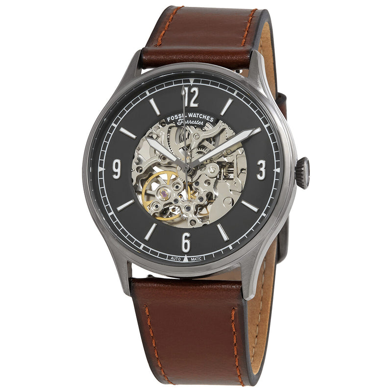 Fossil Forrester Automatic Grey Skeleton Dial Men's Watch ME3178 - Watches of America