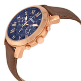 Fossil Grant Chronograph Blue Dial Men's Quartz Watch FS5068