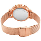 Fossil Jacqueline Quartz Rose Dial Rose Gold-tone Ladies Watch #ES4628 - Watches of America #3