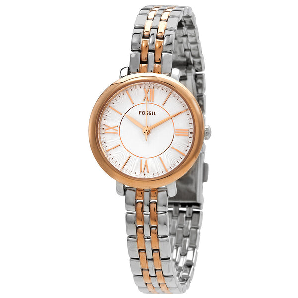 Fossil Jacqueline Quartz White Dial Ladies Watch #ES4612 - Watches of America