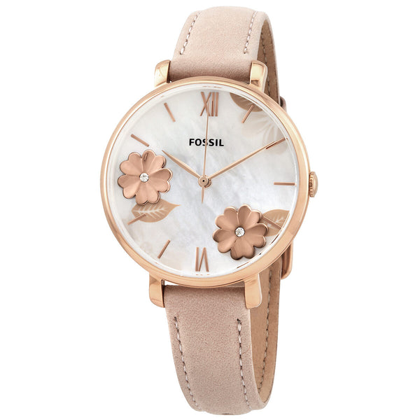 Fossil Jacqueline Quartz White Dial Ladies Watch ES4671 - Watches of America