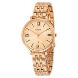 Fossil Jacqueline Rose Dial Rose Gold-tone Ladies Watch ES3435 - Watches of America