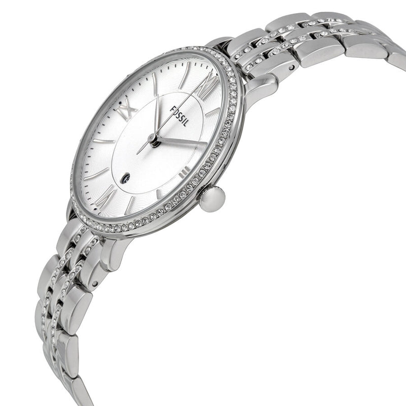 Fossil Jacqueline Silver Dial Stainless Steel Ladies Watch ES3545 - Watches of America #2