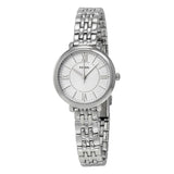 Fossil Jacqueline Silver Dial Stainless Steel Ladies Watch #ES3797 - Watches of America