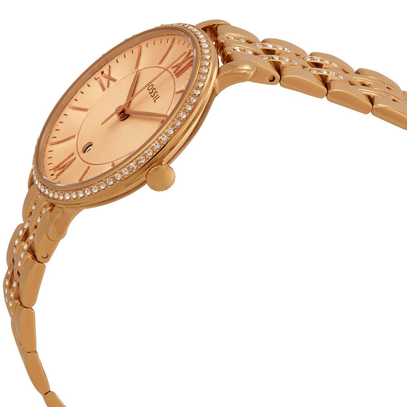 Fossil Jaqueline Rose Dial Rose Gold-plated Ladies Watch ES3546 - Watches of America #2