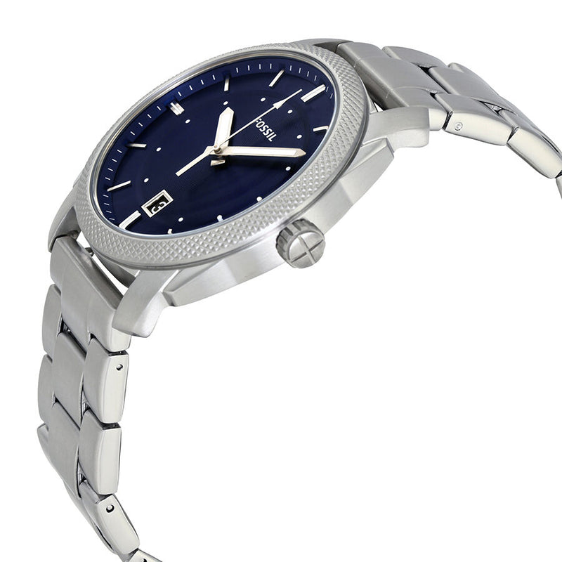 Fossil Machine Blue Dial Stainless Steel Men's Watch #FS5340 - Watches of America #2