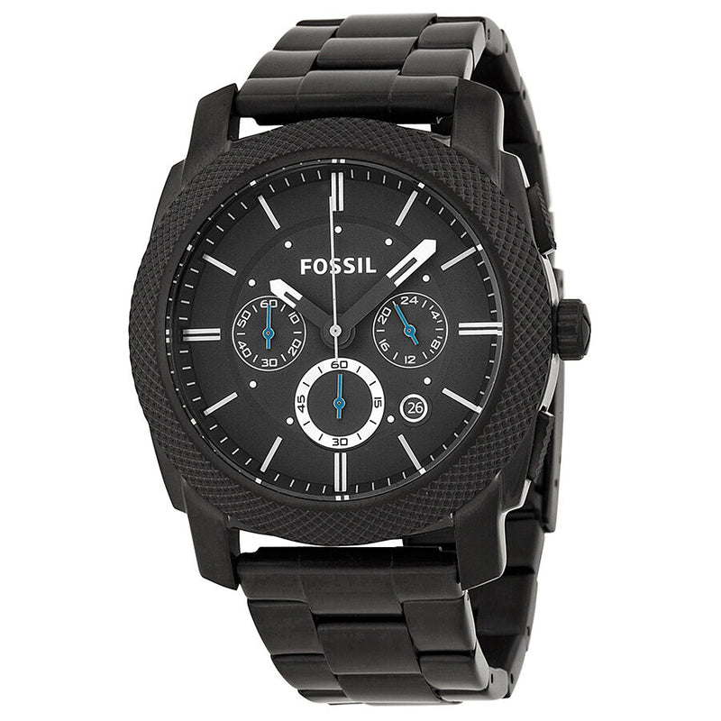 Fossil Machine Chronograph Black Ion-plated Men's Watch FS4552 - Watches of America