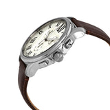 Fossil Monty Quartz Cream Dial Brown Leather Men's Watch #FS5638 - Watches of America #2