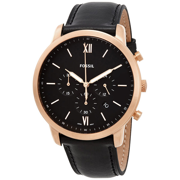 Fossil Neutra Chronograph Black Dial Men's Watch #FS5381 - Watches of America