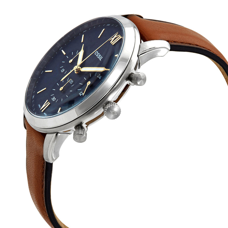 Neutra chronograph hotsell navy leather watch