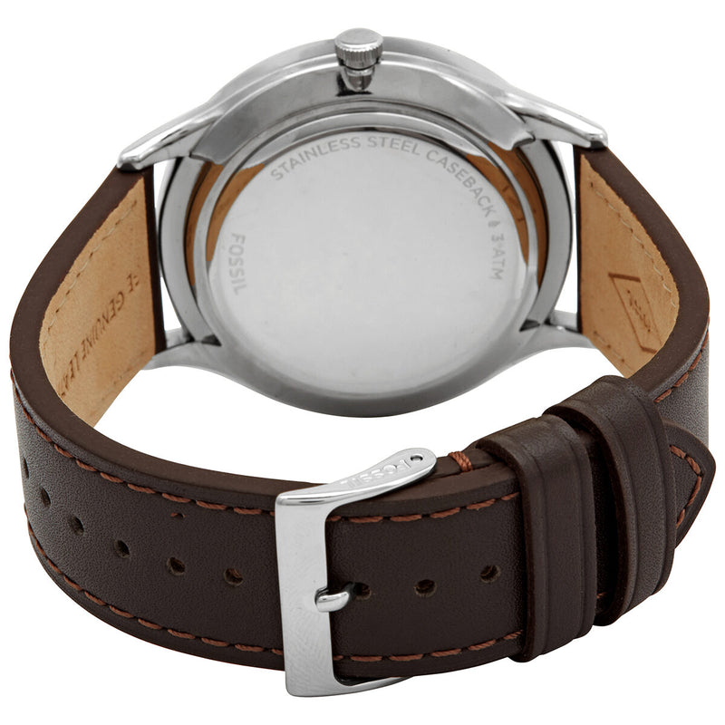 Fossil Pierce Quartz Cream Dial Brown Leather Men's Watch #FS5680 - Watches of America #3