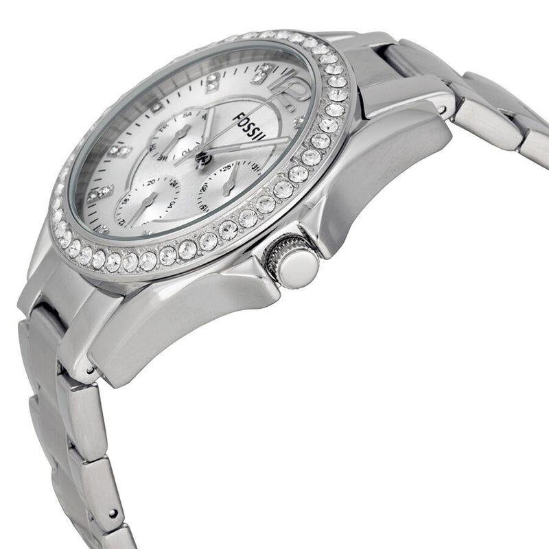 Fossil Riley Multi-Function Silver Dial Ladies Watch ES3202 - Watches of America #2