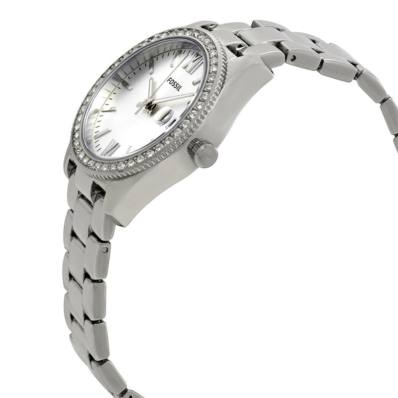 Fossil Scarlette Crystal Silver Dial Ladies Watch #ES4317 - Watches of America #2