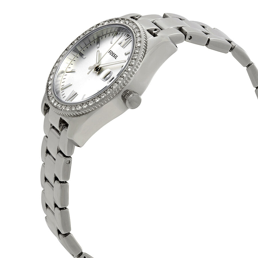 Fossil Scarlette Crystal Silver Dial Ladies Watch ES4317 – Watches