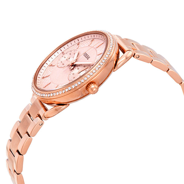 Fossil Tailor Multifunction Rose Dial Ladies Watch ES4264 - Watches of America #2