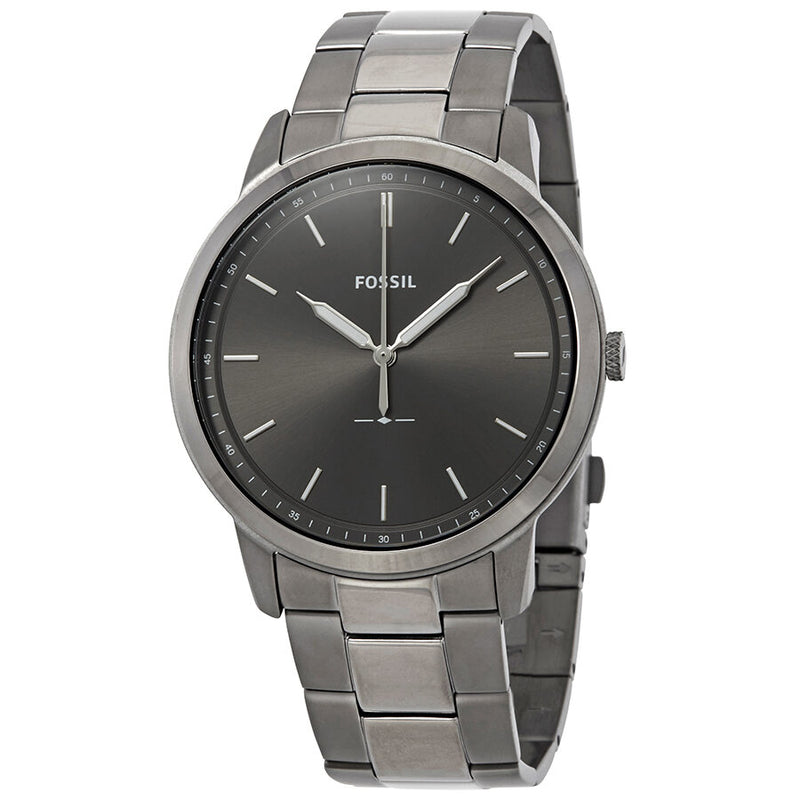 Fossil The Minimalist 3H Grey Dial Men's Watch #FS5459 - Watches of America