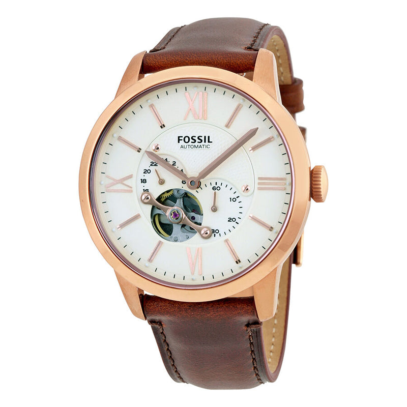 Fossil Townsman Automatic Beige Dial Men's Watch ME3105 - Watches of America