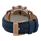Fossil Townsman Chronograph Navy Dial Navy Leather Men's Watch FS4933 - Watches of America #3