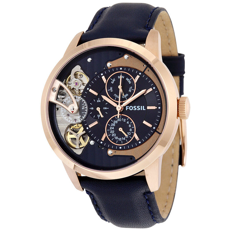 Fossil Townsman Multi-Function Navy Blue Dial Men's Watch ME1138 - Watches of America