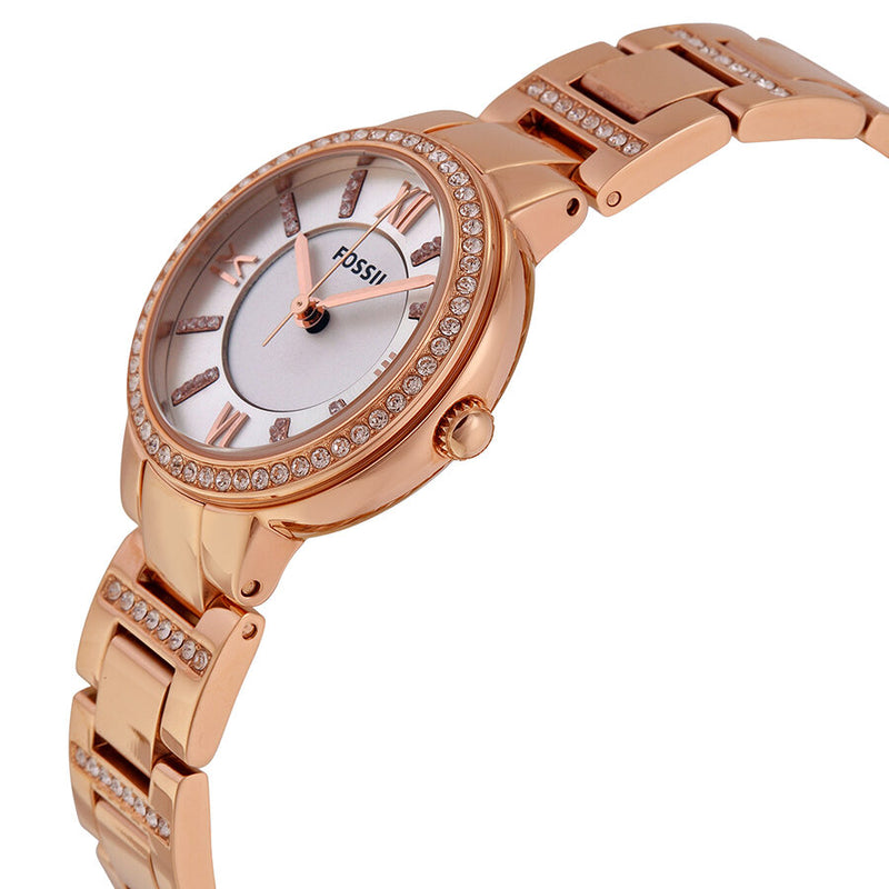Fossil Virginia Silver Dial Rose Gold-tone Ladies Watch #ES3284 - Watches of America #2