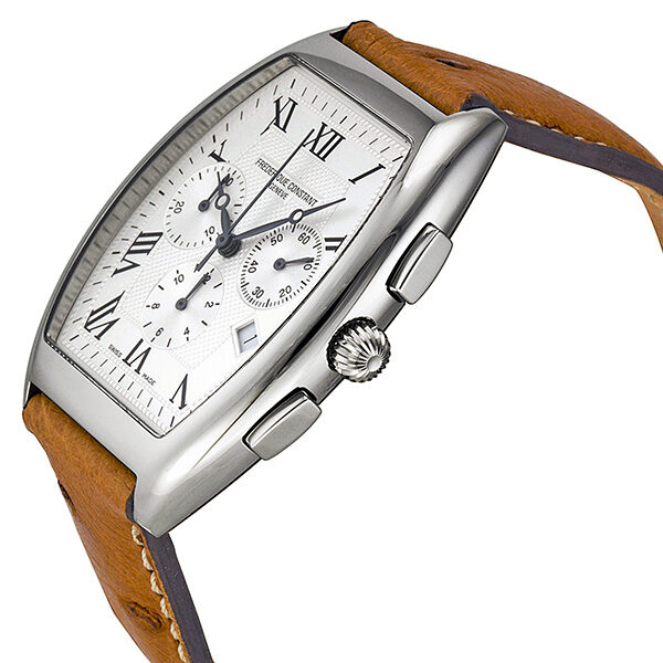 Frederique Constant Art Deco Chronograph Silver Dial Men's Watch 292M4T26OS #FC-292M4T26OS - Watches of America #2