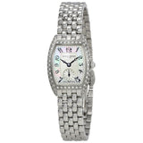 Frederique Constant Art Deco Mother of Pearl Silver Dial Ladies Diamond Watch FC-#235APW1TPV26B - Watches of America