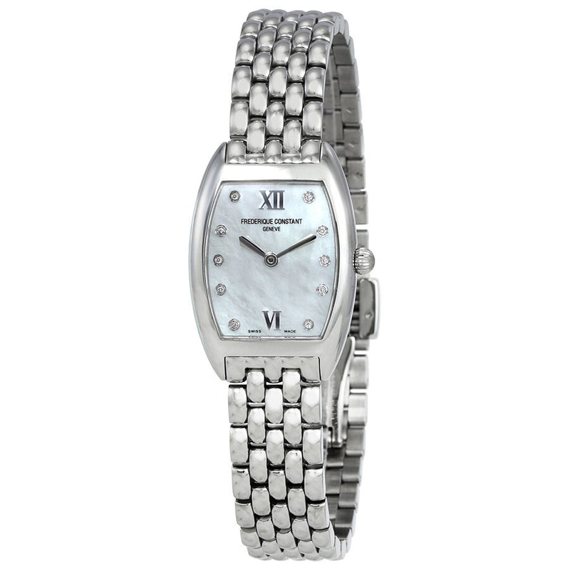 Frederique Constant Art Deco White Dial Ladies Watch #FC-200MPWD1T26B - Watches of America