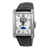 Frederique Constant Carree Steel Moon Indicator Men's Watch #FC-335MS4MC6 - Watches of America