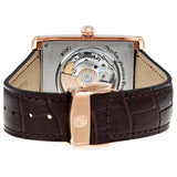 Frederique Constant Carree White Dial Brown Leather Strap Ladies Watch #335MS4MC4 - Watches of America #3