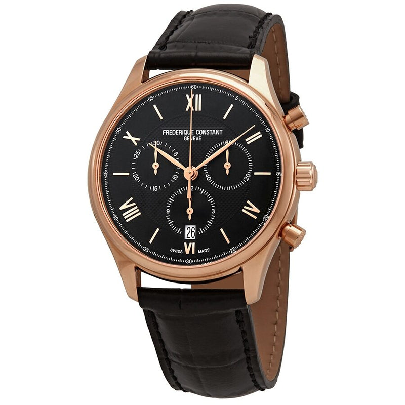 Frederique Constant Chronograph Black Dial Men's Watch #FC-292MB5B4 - Watches of America
