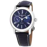 Frederique Constant Classic Moonphase Automatic Blue Dial Men's Watch #FC-712MN4H6 - Watches of America